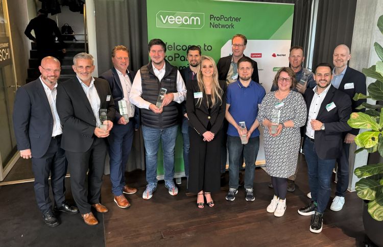 Veeam verleiht Awards an Schweizer Partner