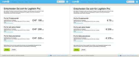 Logmein: Schluss mit Gratis, Abzocke bei Schweizer Kunden