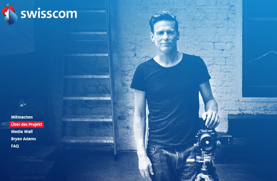 Swisscom wirbt mit Bryan Adams