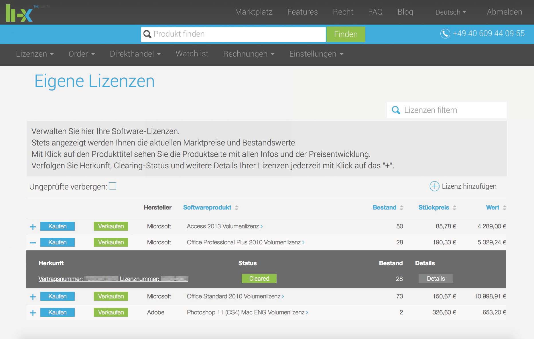 Li-x vereinfacht Gebrauchtsoftware-Handel für Reseller
