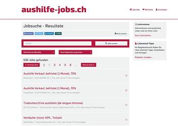 Online-Plattform für Aushilfsjobs