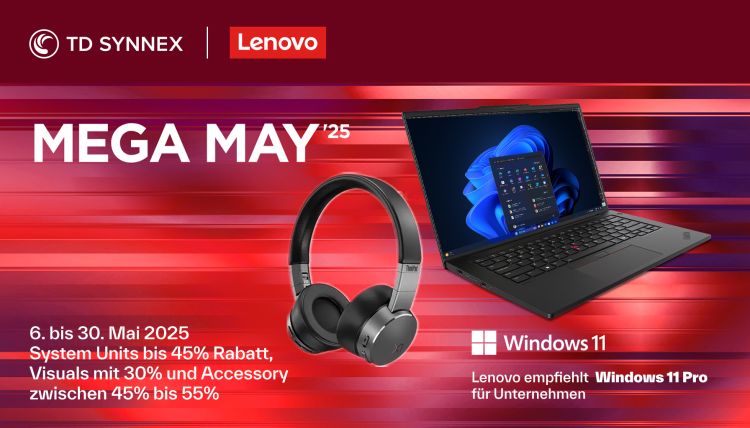 Lenovo Mega Mai Promo: Holen Sie sich die besten Angebote!