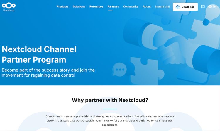 Nextcloud strukturiert Partnerprogramm neu