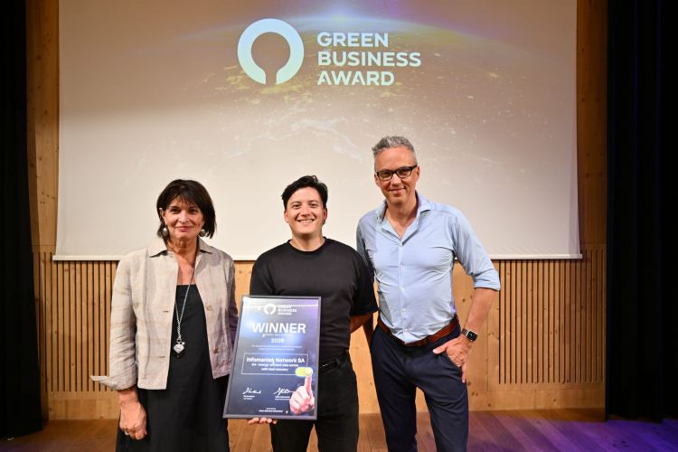 Infomaniak gewinnt Green Business Award 