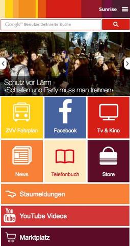 Sunrise lanciert anpassbares Kundenportal